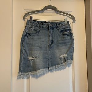 Black Label Jean Skirt - Size Medium